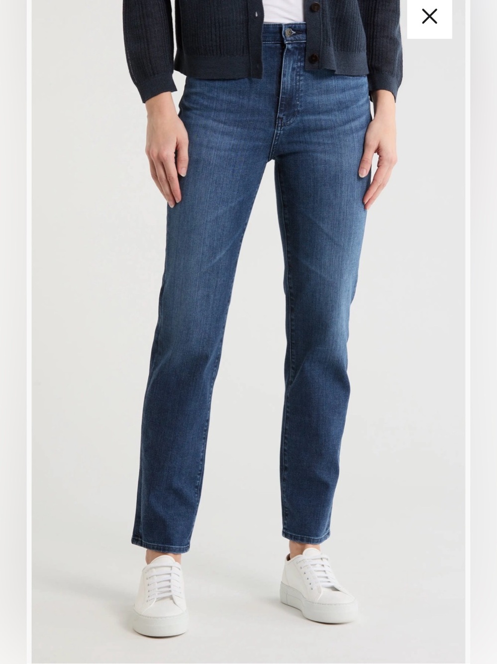 AG Adriano Goldschmied Saige High-Rise Slim Straight Jeans